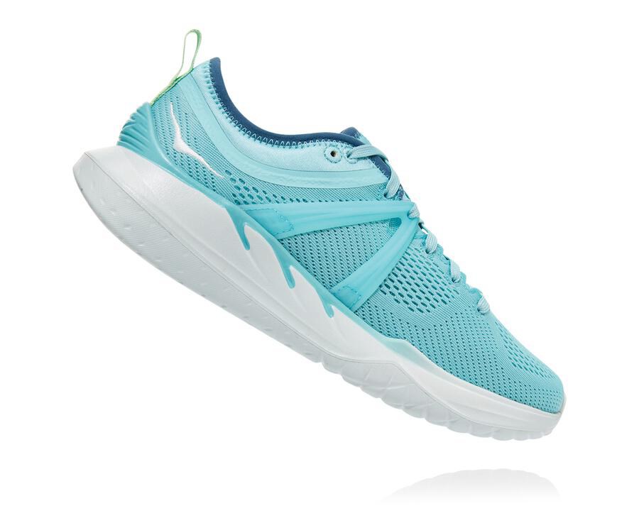 Tenis Hoka One One Mujer Azules/Blancos - Tivra - MPWQ96210